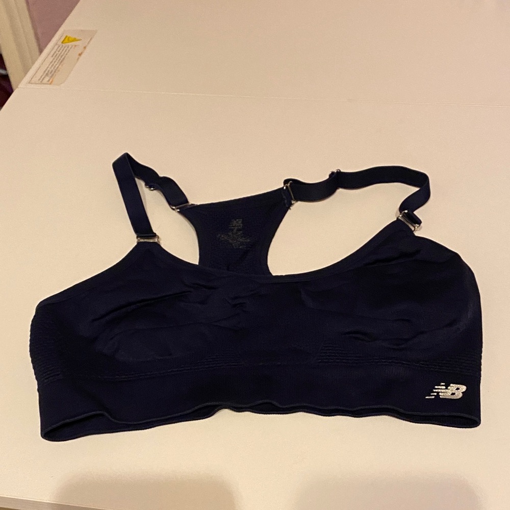 New Balance Women's Dark Blue Sports Bra